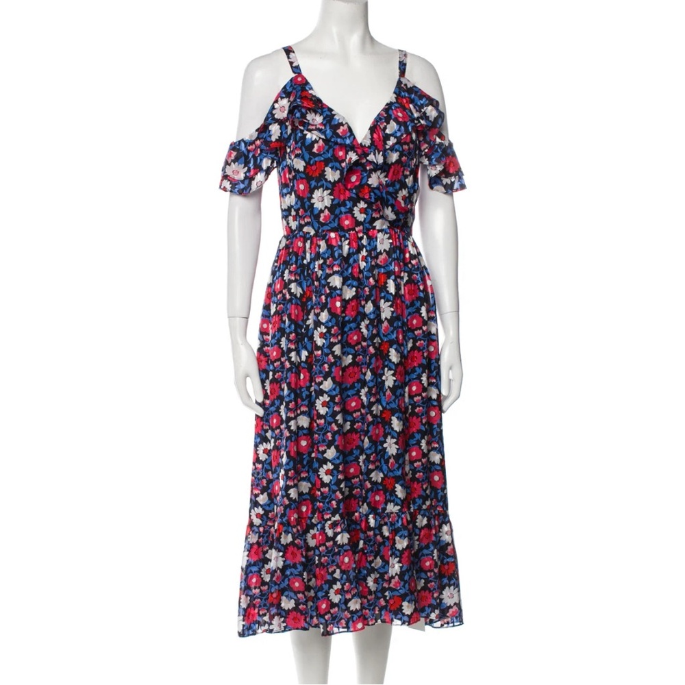 📍Kate Spade New York 💯 silk  Daisy Midi Dress - Picture 3 of 4